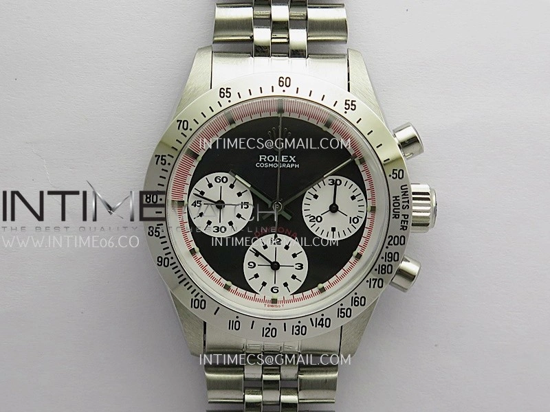 Daytona 6262 Without Oyster Word SS MSF Best Edition Black Dial White Subdials On SS Jubilee Bracelet Venus 75