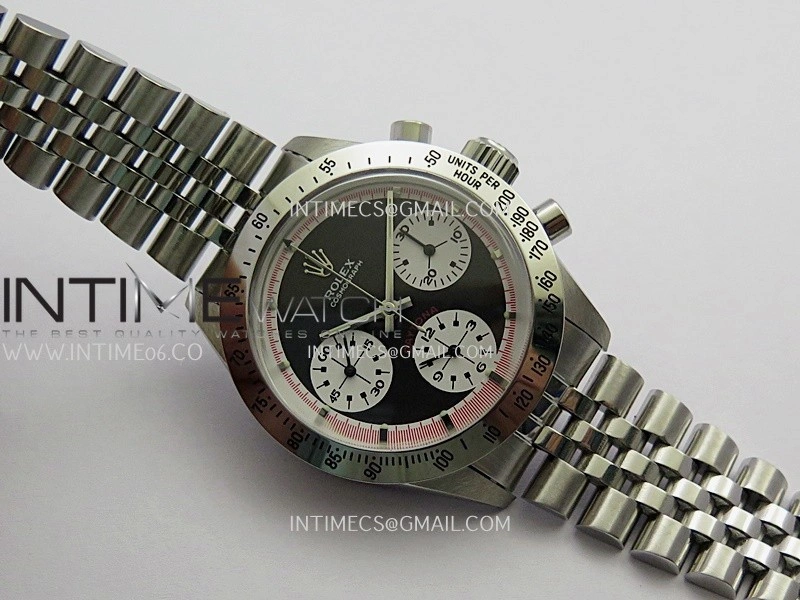 Daytona 6262 Without Oyster Word SS MSF Best Edition Black Dial White Subdials On SS Jubilee Bracelet Venus 75