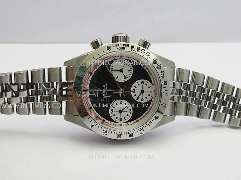 Daytona 6262 Without Oyster Word SS MSF Best Edition Black Dial White Subdials On SS Jubilee Bracelet Venus 75