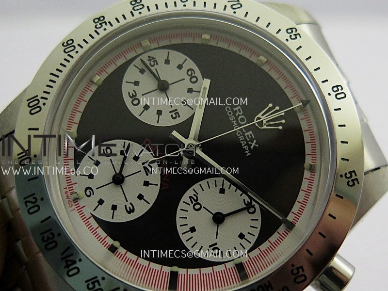 Daytona 6262 Without Oyster Word SS MSF Best Edition Black Dial White Subdials On SS Jubilee Bracelet Venus 75