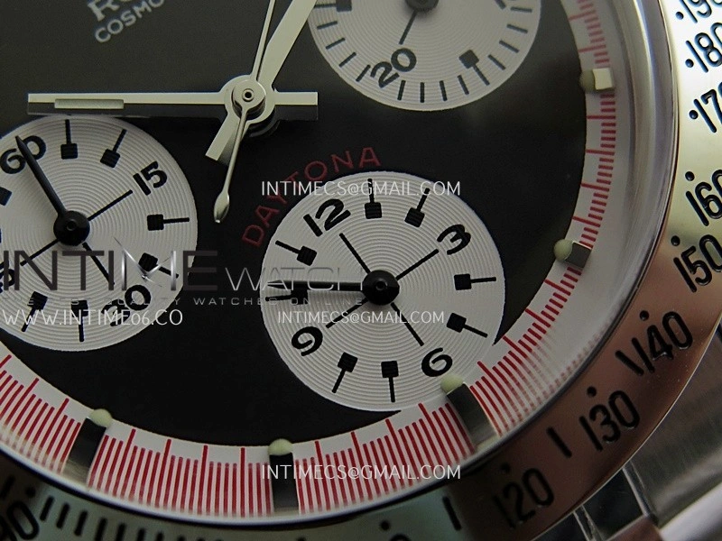 Daytona 6262 Without Oyster Word SS MSF Best Edition Black Dial White Subdials On SS Jubilee Bracelet Venus 75
