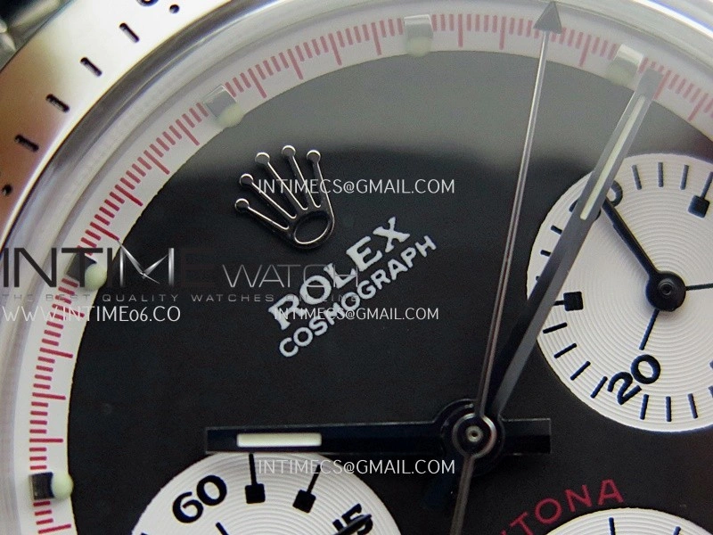 Daytona 6262 Without Oyster Word SS MSF Best Edition Black Dial White Subdials On SS Jubilee Bracelet Venus 75