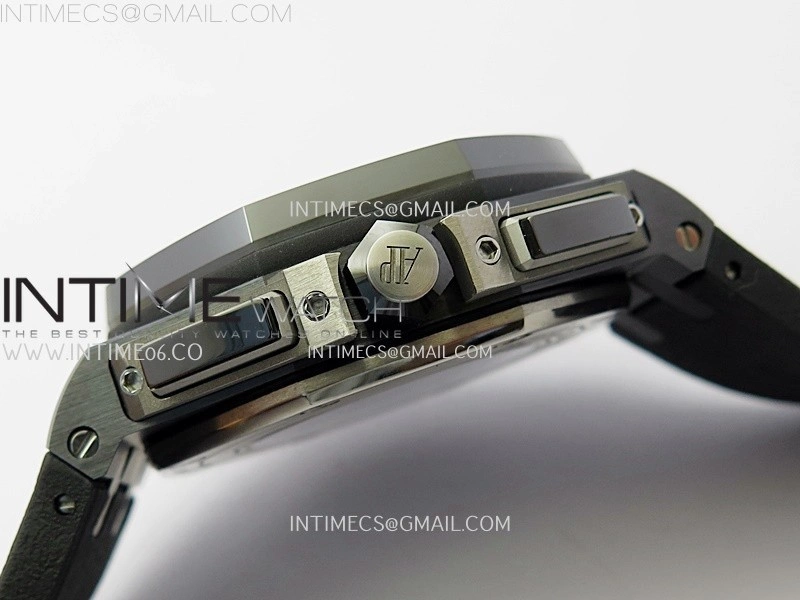 Royal Oak Offshore 44mm Black Ceramic TKF 1:1 Best Edition Black Dial on Black Rubber Strap A3126