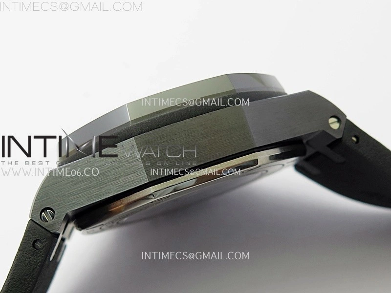 Royal Oak Offshore 44mm Black Ceramic TKF 1:1 Best Edition Black Dial on Black Rubber Strap A3126