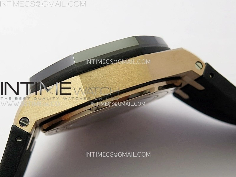 Royal Oak Offshore 44mm RG TKF Best Edition Black Dial Ceramic Bezel on Black Rubber Strap A3126