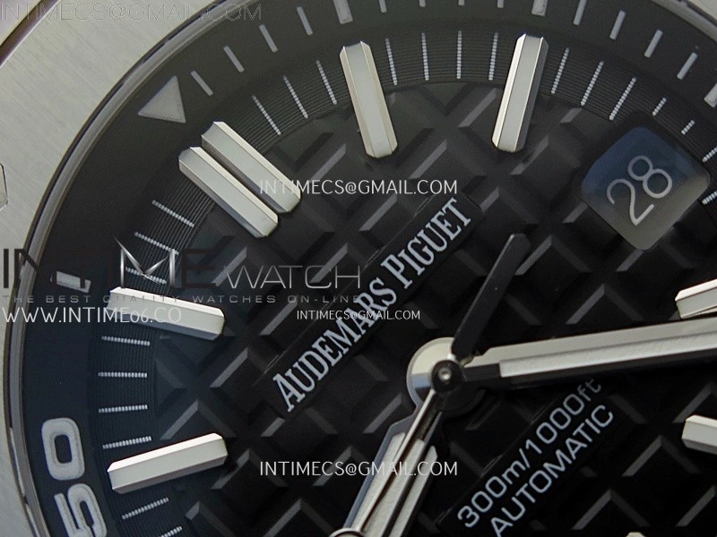 Royal Oak Offshore Diver 15703 APSF 1:1 Best Edition Black Dial on SS Bracelet SA3120 Super Clone