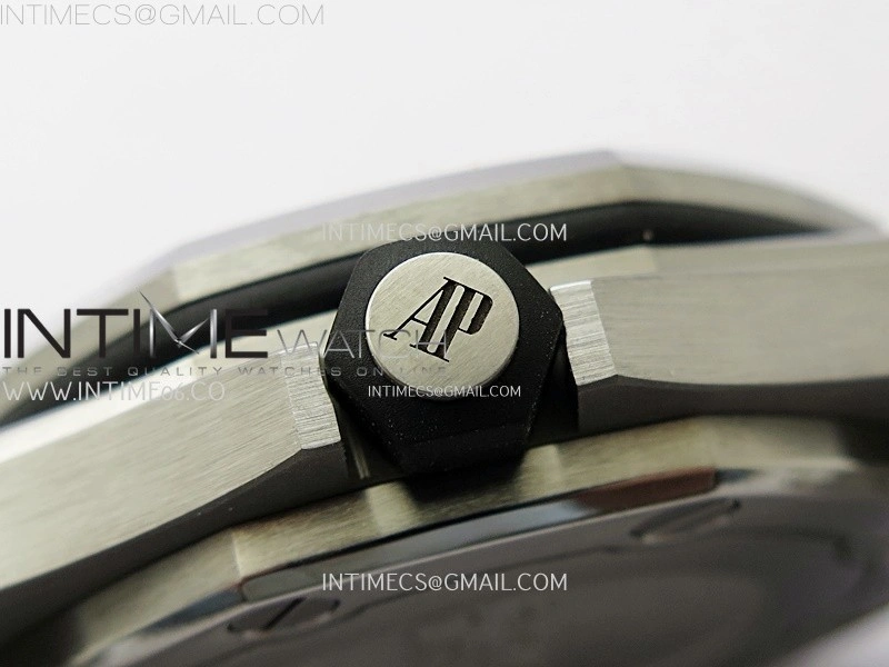 Royal Oak Offshore Diver 15703 APSF 1:1 Best Edition Black Dial on SS Bracelet SA3120 Super Clone