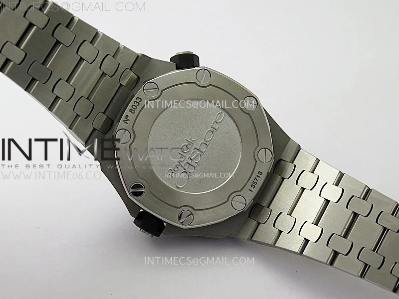 Royal Oak Offshore Diver 15703 APSF 1:1 Best Edition Black Dial on SS Bracelet SA3120 Super Clone