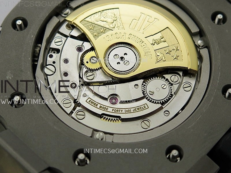 Royal Oak Offshore Diver 15703 APSF 1:1 Best Edition Black Dial on SS Bracelet SA3120 Super Clone