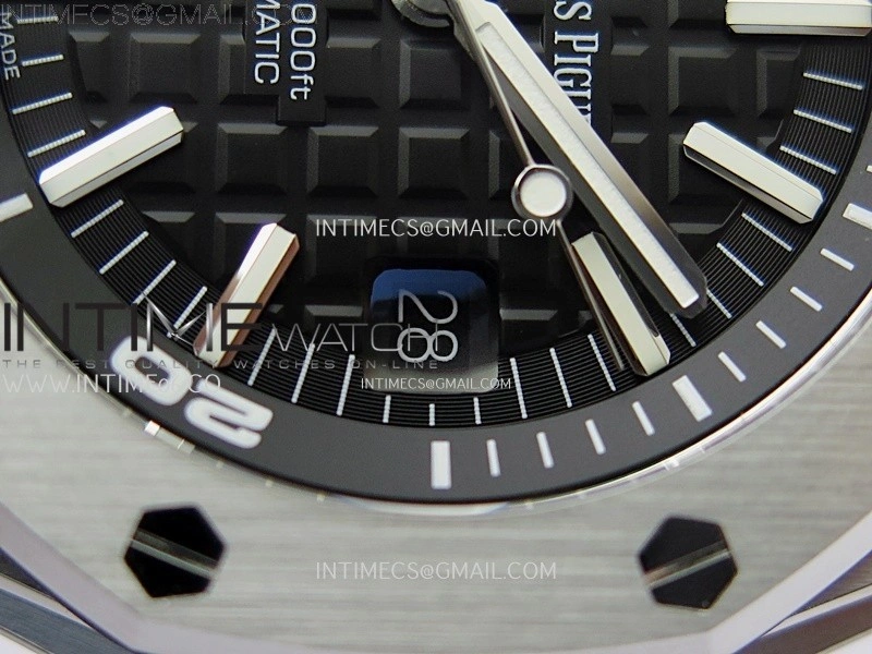 Royal Oak Offshore Diver 15710 APSF 1:1 Best Edition Black Dial on SS Bracelet SA3120 Super Clone