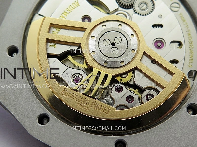 Royal Oak 41mm 15500 SS APSF Free Sprung 1:1 Best Edition Silver Textured Dial On SS Bracelet Super Clone A4302