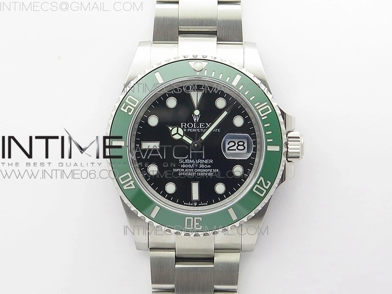 Submariner 41mm 126610 LV CF Green Ceramic Bezel 904L 3EF 1:1 Best Edition Black Dial On Oyster Bracelet SA3235