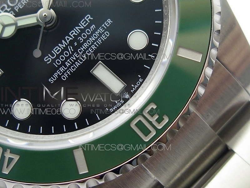 Submariner 41mm 126610 LV CF Green Ceramic Bezel 904L 3EF 1:1 Best Edition Black Dial On Oyster Bracelet SA3235