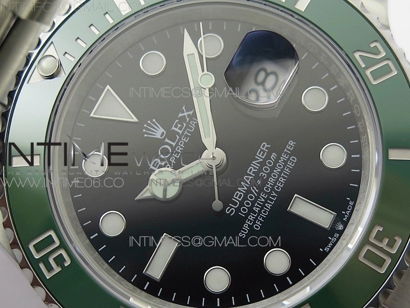 Submariner 41mm 126610 LV CF Green Ceramic Bezel 904L 3EF 1:1 Best Edition Black Dial On Oyster Bracelet SA3235