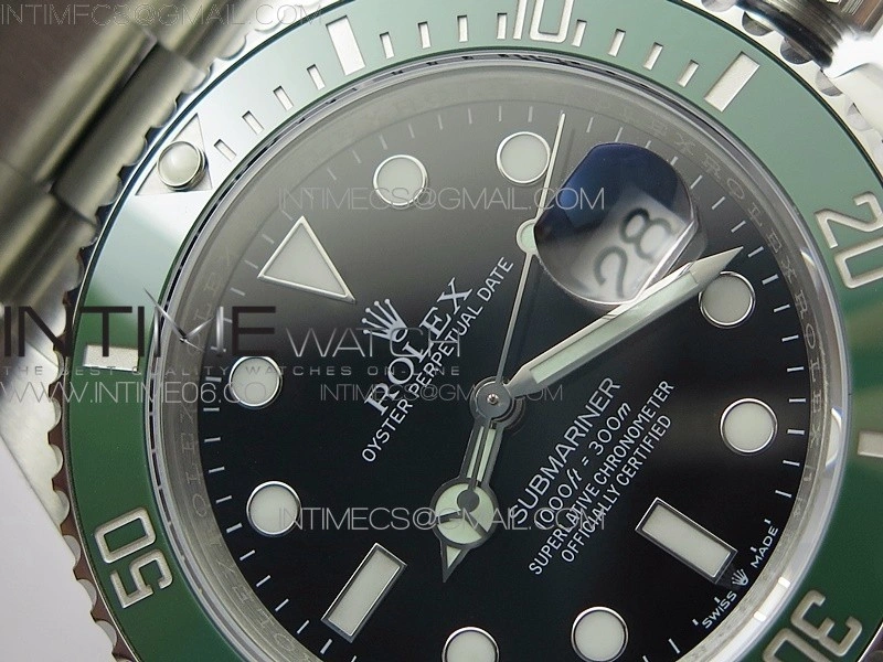 Submariner 41mm 126610 LV CF Green Ceramic Bezel 904L 3EF 1:1 Best Edition Black Dial On Oyster Bracelet SA3235