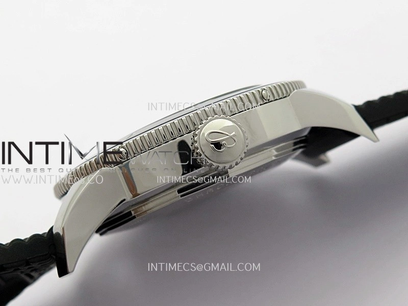 SuperOcean 46mm Green Ceramic Bezel SS B50 1:1 Best Edition Green Dial On Black Rubber Strap A2824
