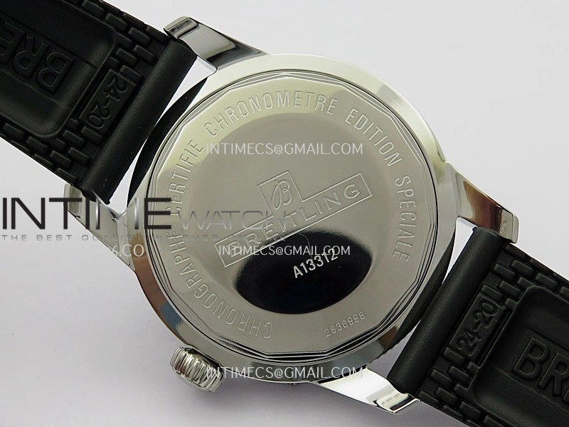 SuperOcean 46mm Green Ceramic Bezel SS B50 1:1 Best Edition Green Dial On Black Rubber Strap A2824