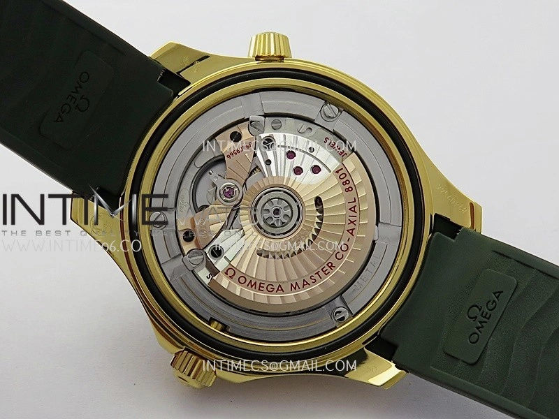 2018 Seamaster Diver 300M Green Ceramic Bezel YG VSF 1:1 Best Edition Green Dial On Green Rubber Strap A8801