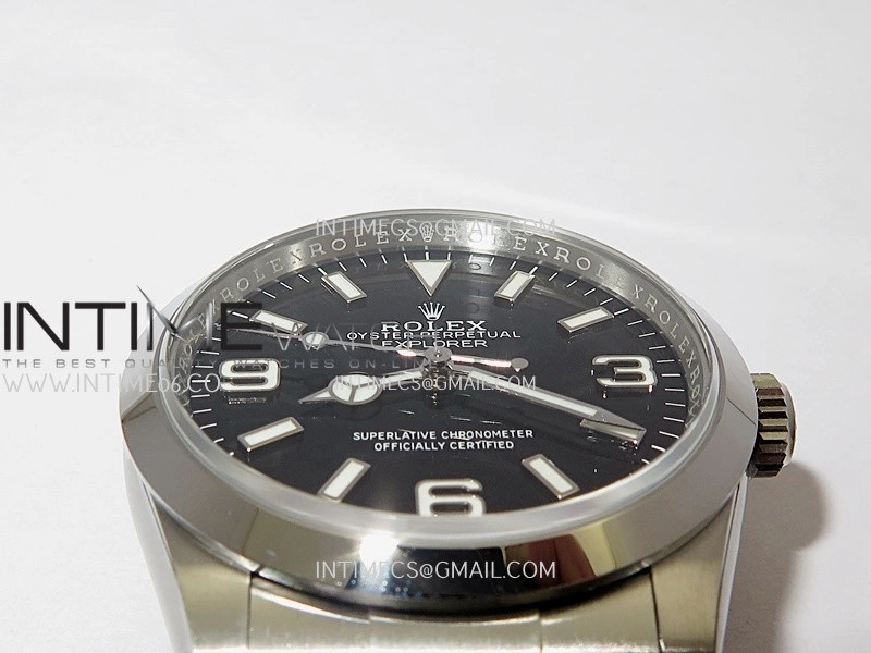 Explorer 124270 36mm 904L SS VF 1:1 Best Edition Black Dial On 904L SS Bracelet DD3230