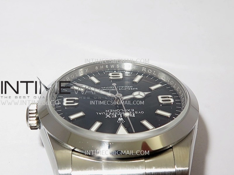 Explorer 124270 36mm 904L SS VF 1:1 Best Edition Black Dial On 904L SS Bracelet DD3230