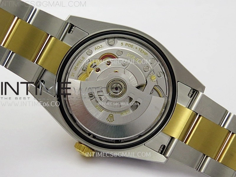 Explorer 124273 36mm 904L SS YG VSF 1:1 Best Edition Black Dial on SS YG Bracelet VS3230