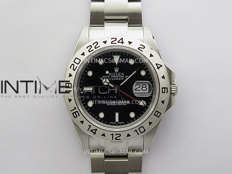 Explorer I 40mm 16570 SS BP Best Edition Black Dial On SS Bracelet Super Clone VR3186