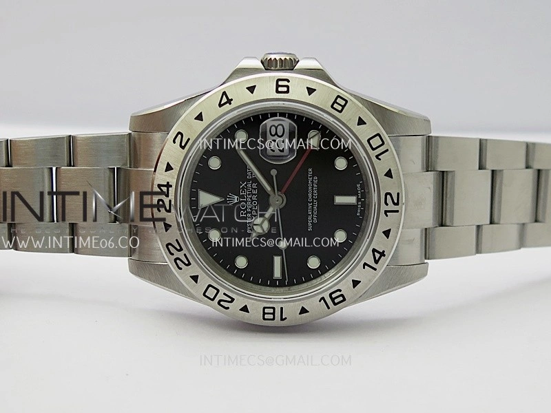 Explorer I 40mm 16570 SS BP Best Edition Black Dial On SS Bracelet Super Clone VR3186