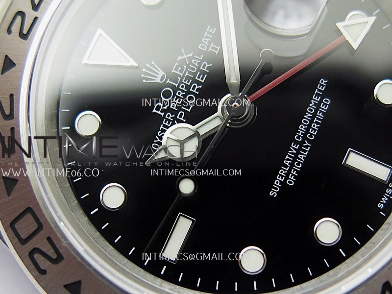 Explorer I 40mm 16570 SS BP Best Edition Black Dial On SS Bracelet Super Clone VR3186