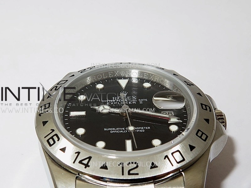 Explorer I 40mm 16570 SS BP Best Edition Black Dial On SS Bracelet Super Clone VR3186