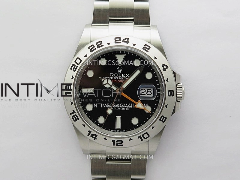 Explorer II 42mm 226570 904L SS ARF 1:1 Best Edition Black Dial on Bracelet SH3285 CHS