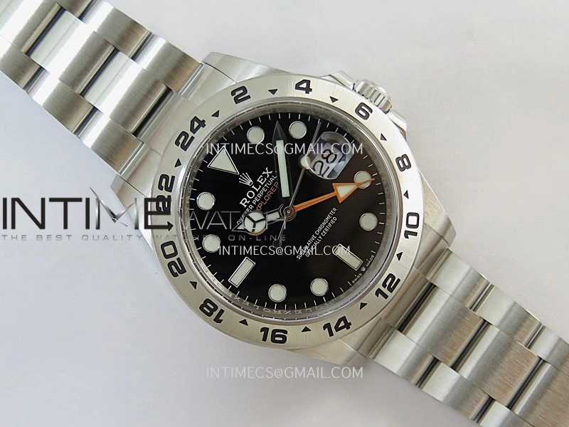 Explorer II 42mm 226570 904L SS ARF 1:1 Best Edition Black Dial on Bracelet SH3285 CHS