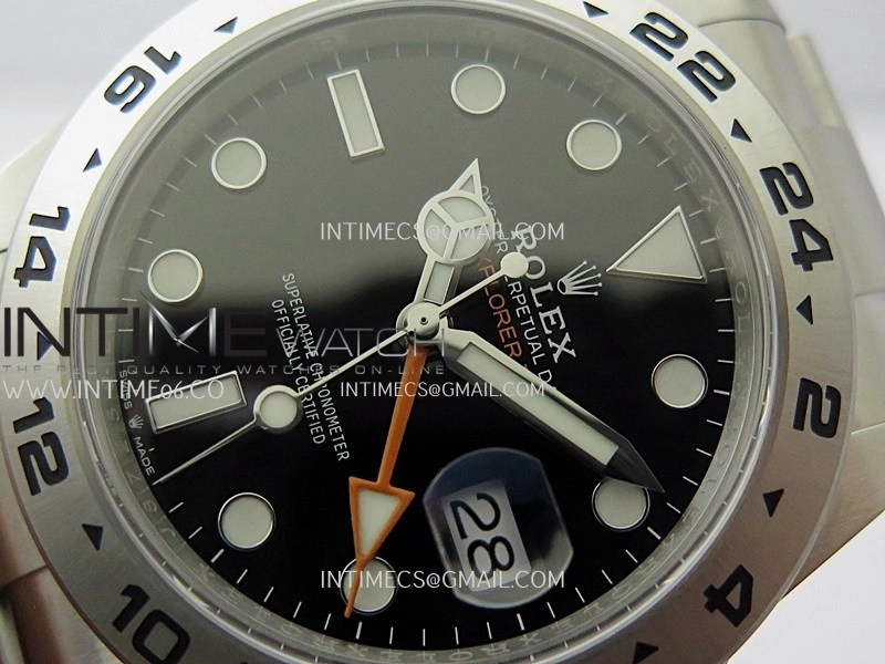 Explorer II 42mm 226570 904L SS ARF 1:1 Best Edition Black Dial on Bracelet SH3285 CHS