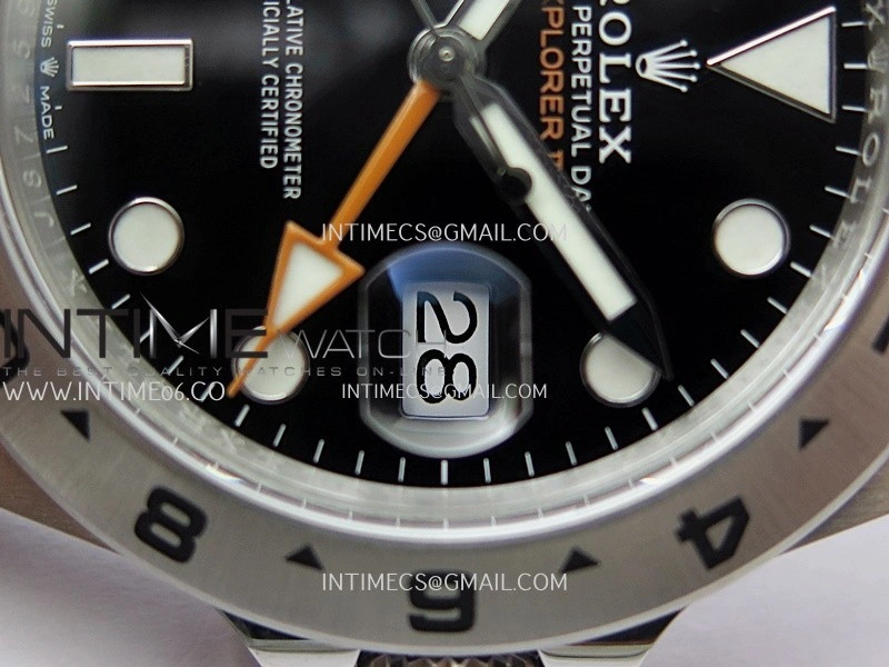 Explorer II 42mm 226570 904L SS ARF 1:1 Best Edition Black Dial on Bracelet SH3285 CHS