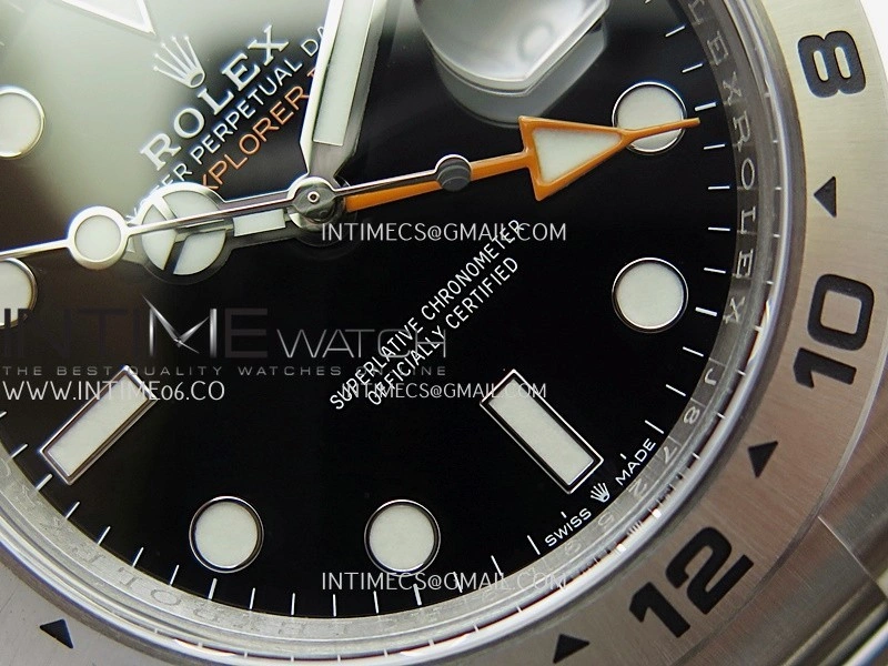 Explorer II 42mm 226570 904L SS ARF 1:1 Best Edition Black Dial on Bracelet SH3285 CHS