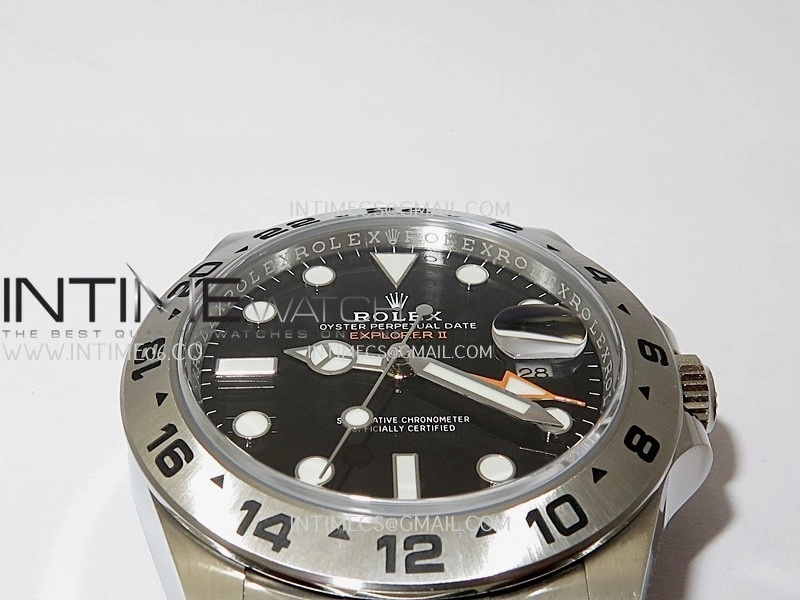 Explorer II 42mm 226570 904L SS ARF 1:1 Best Edition Black Dial on Bracelet SH3285 CHS