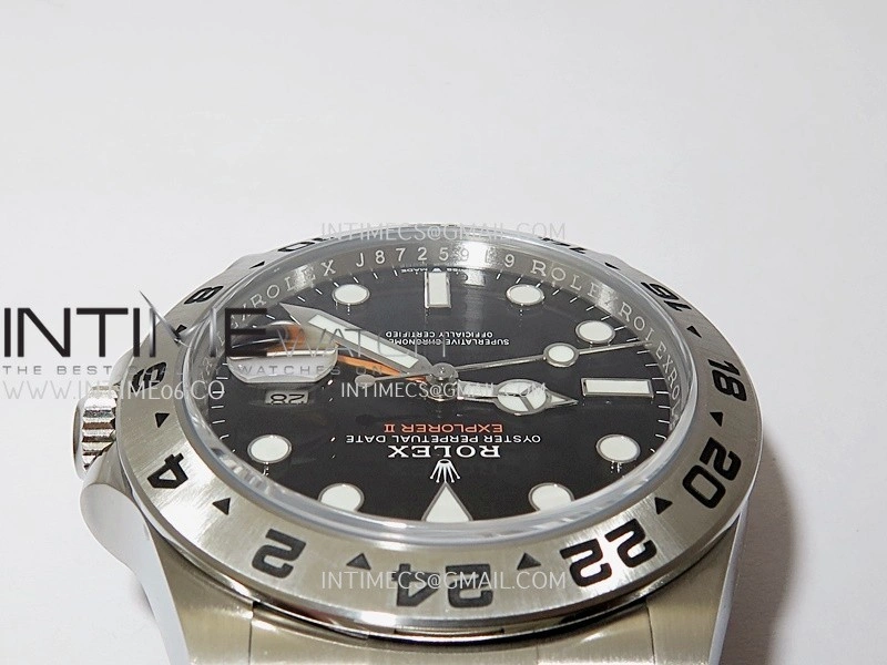 Explorer II 42mm 226570 904L SS ARF 1:1 Best Edition Black Dial on Bracelet SH3285 CHS