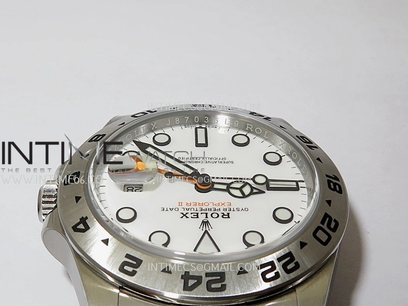 Explorer II 42mm 226570 904L SS ARF 1:1 Best Edition White Dial on Bracelet SH3285 CHS