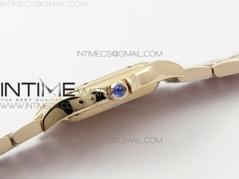 Panthère Secrete Ladies 22mm RG 8848F 1:1 Best Edition White Dial on RG Bracelet Ronda Quartz