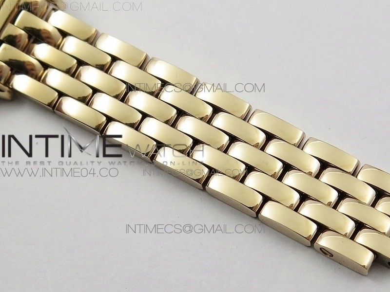 Panthère Secrete Ladies 22mm RG 8848F 1:1 Best Edition White Dial on RG Bracelet Ronda Quartz
