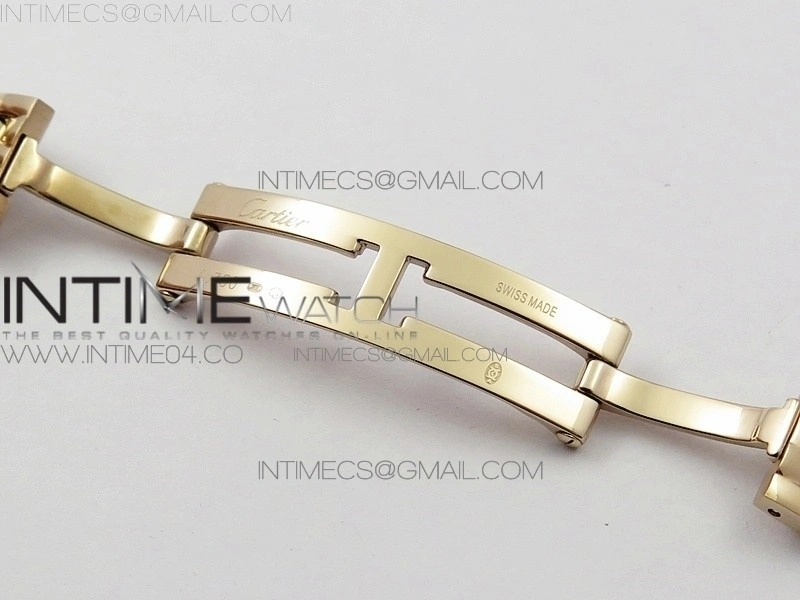 Panthère Secrete Ladies 22mm RG 8848F 1:1 Best Edition White Dial on RG Bracelet Ronda Quartz