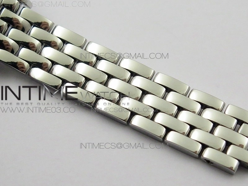 Panthère Secrete Ladies 22mm SS 8848F 1:1 Best Edition White Dial on SS Bracelet Ronda Quartz