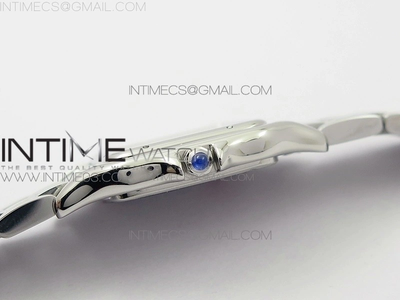 Panthère Secrete Ladies 27mm SS 8848F 1:1 Best Edition White Dial on SS Bracelet Ronda Quartz