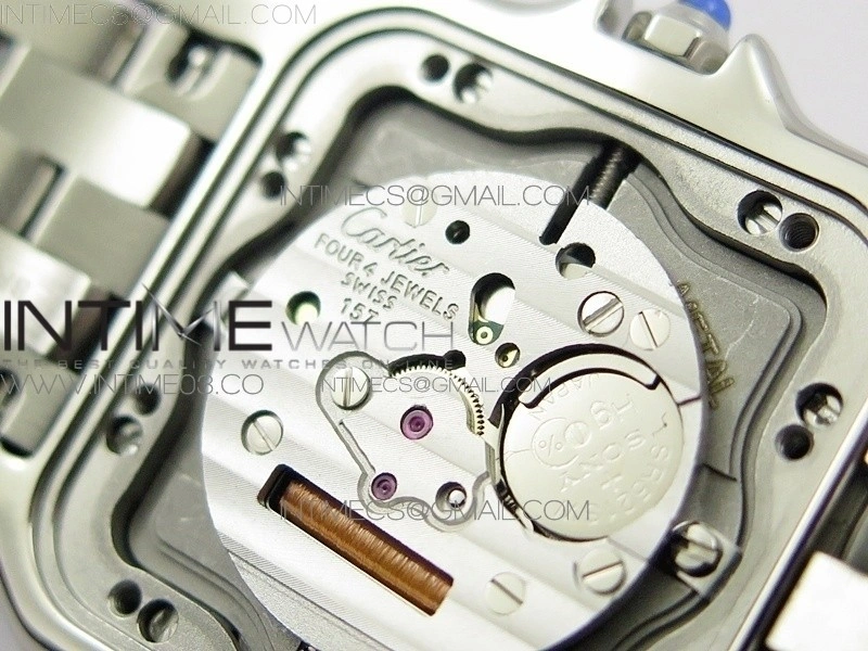 Panthère Secrete Ladies 27mm SS 8848F 1:1 Best Edition White Dial on SS Bracelet Ronda Quartz
