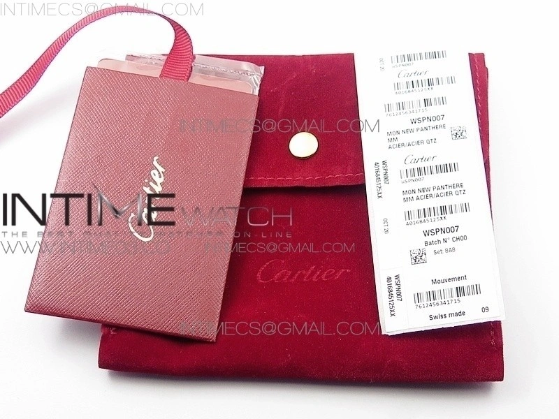 Panthère Secrete Ladies 27mm SS 8848F 1:1 Best Edition White Dial on SS Bracelet Ronda Quartz