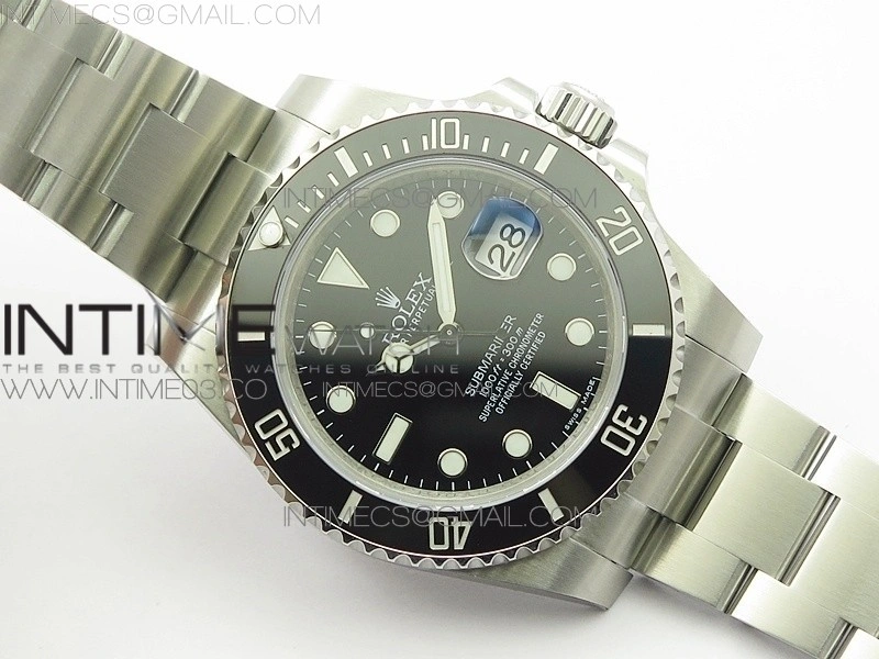 Submariner 116610 LN Black Ceramic VRF Max 904L 1:1 Best Edition on SS Bracelet VR3135