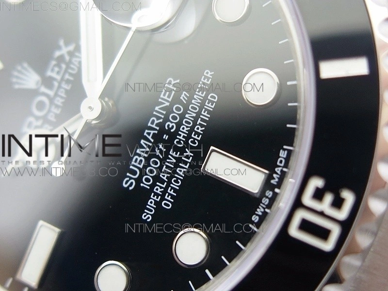 Submariner 116610 LN Black Ceramic VRF Max 904L 1:1 Best Edition on SS Bracelet VR3135