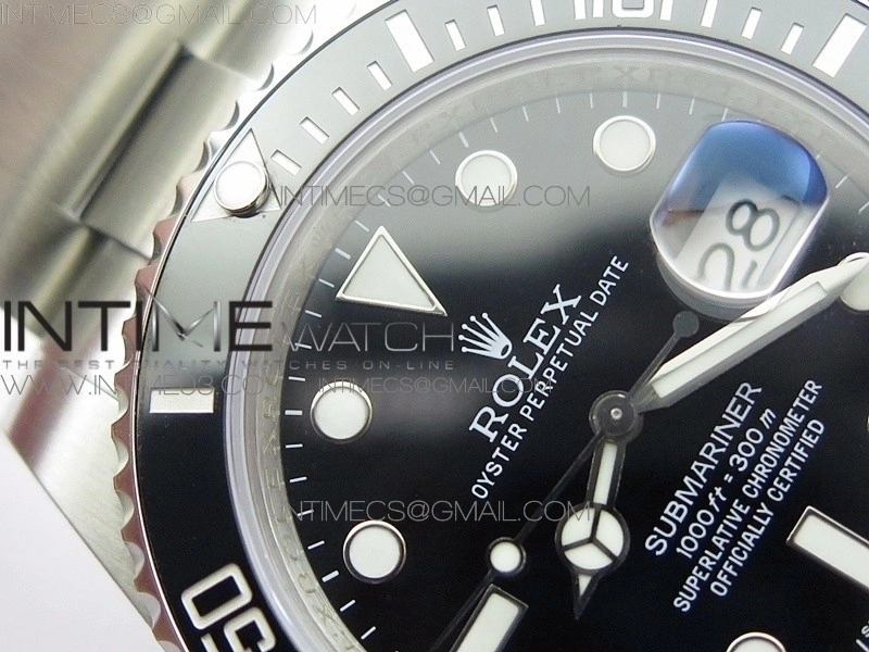 Submariner 116610 LN Black Ceramic VRF Max 904L 1:1 Best Edition on SS Bracelet VR3135