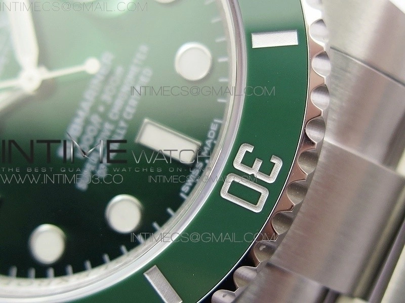 Submariner 116610 LV Green Ceramic VRF Max 904L 1:1 Best Edition on SS Bracelet VR3135