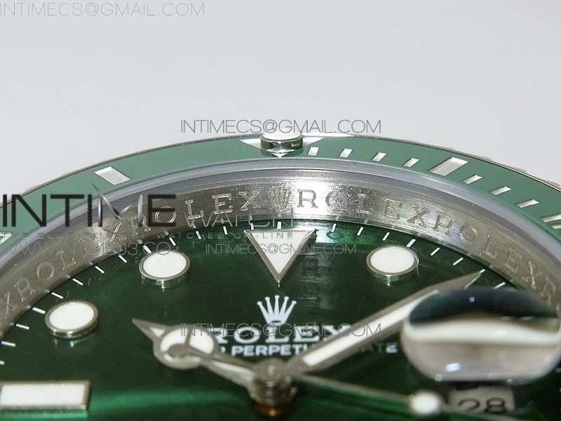 Submariner 116610 LV Green Ceramic VRF Max 904L 1:1 Best Edition on SS Bracelet VR3135