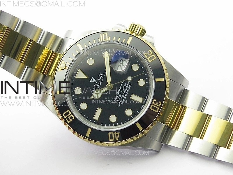 Submariner 41mm 126613 LN SS YG 3EF 1:1 Best Edition Black Dial on SS YG Bracelet VR3235